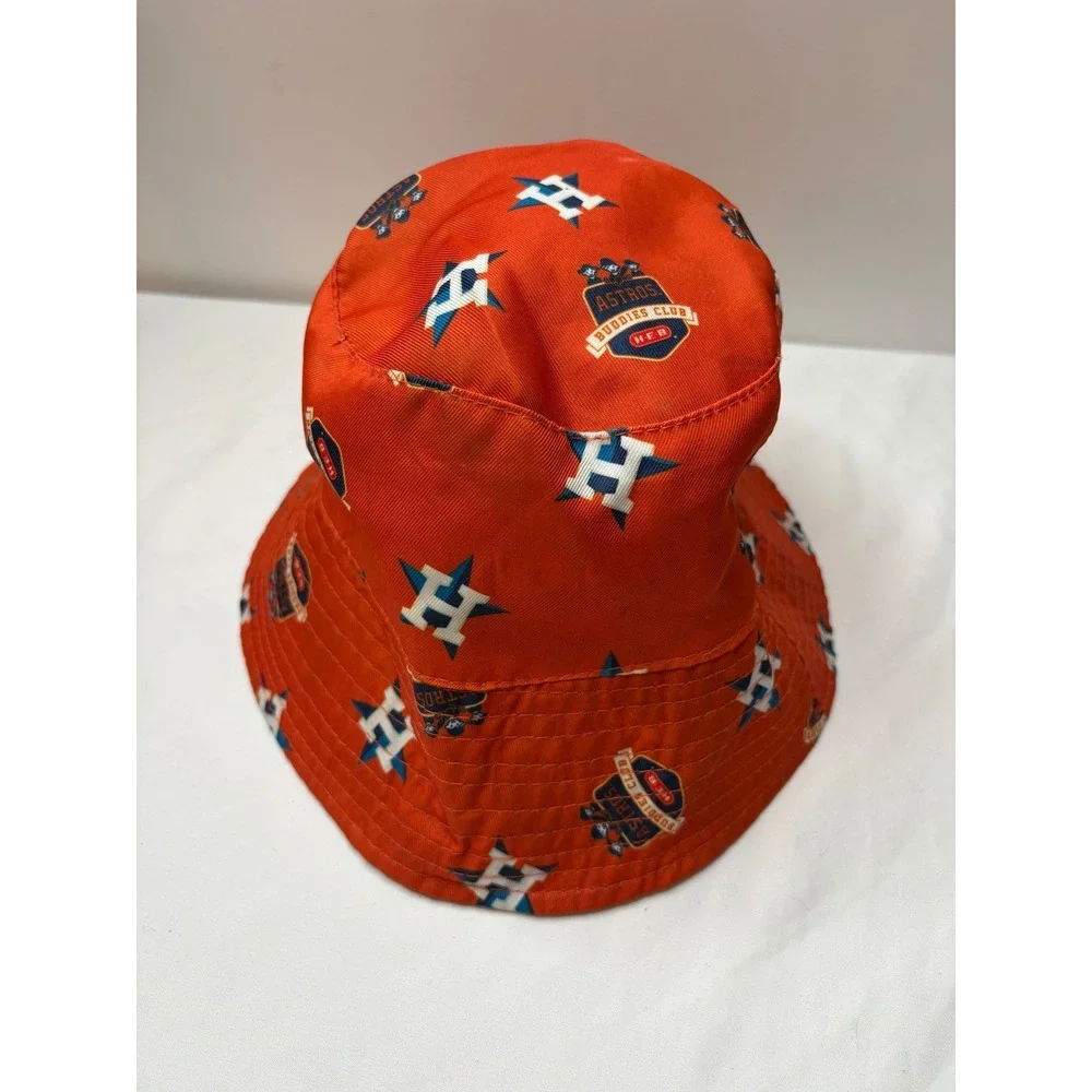 Houston Astros Buddies‎ Club Kids Reversible Bucket Hat Navy Orange HEB MLB